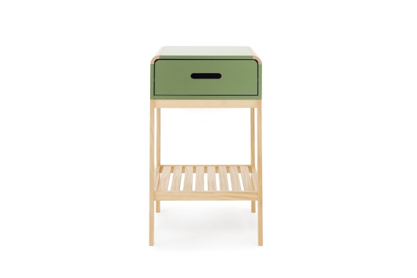 FC Hale Bedside Cabinet Green