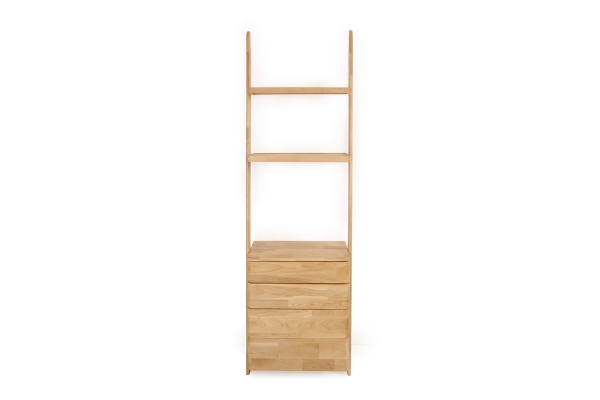 FC Oak Rounded Leaning Ladder COD