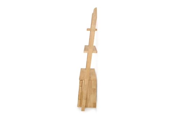 FC Oak Rounded Leaning Ladder COD