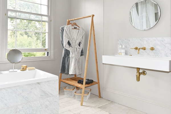 Bamboo Wardrobe in batroom