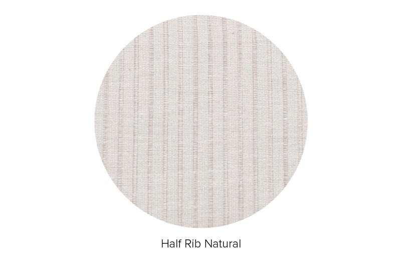 Half Rib Natural Seater