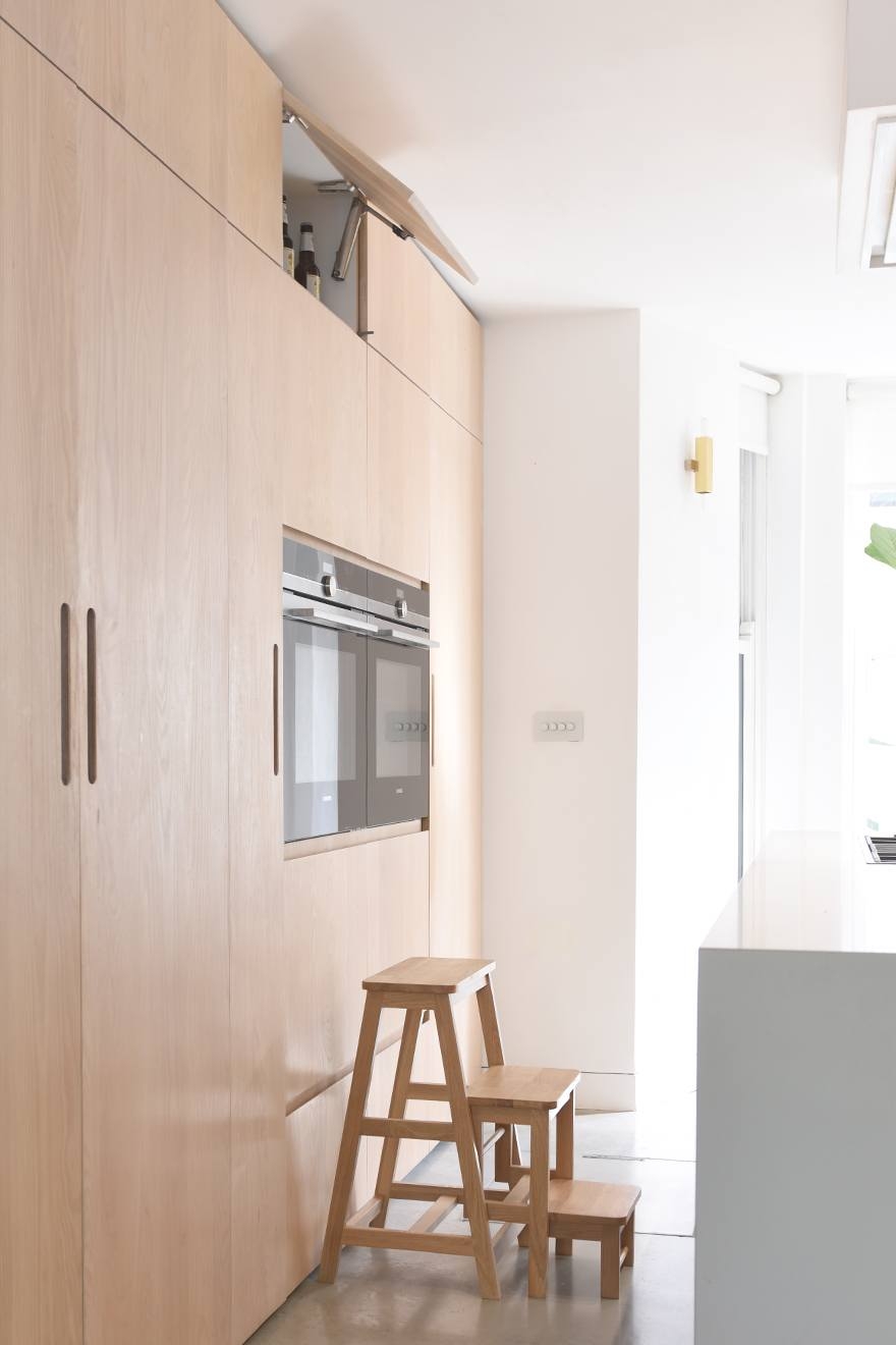 FC Oak Triple Stool LSK BL