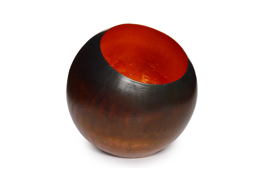 FC Uni Tea Light Holder Large Burnt Copper Nxbk U