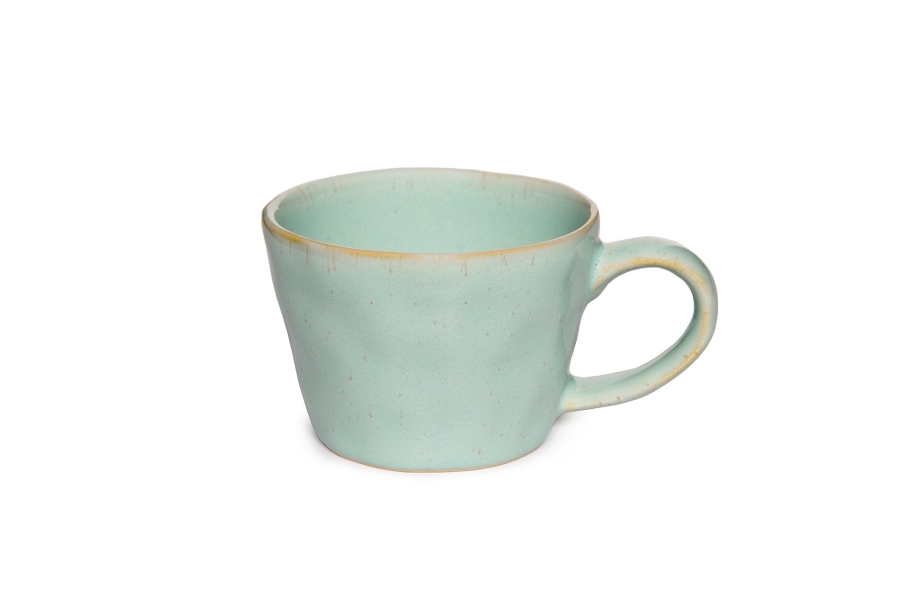 FC Speckled Glaze Tea Cup Eau De Nil