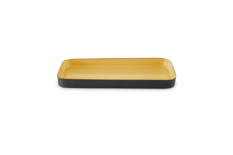 FC Enamel Rectangular Tray Mimosa Yellow Lcg Sb