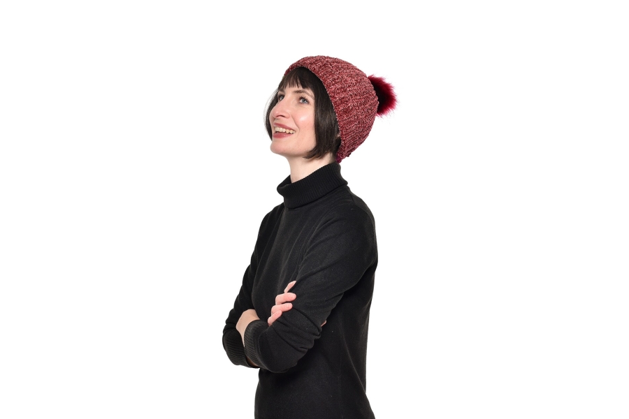 FC Bobble Hat Garnet Red