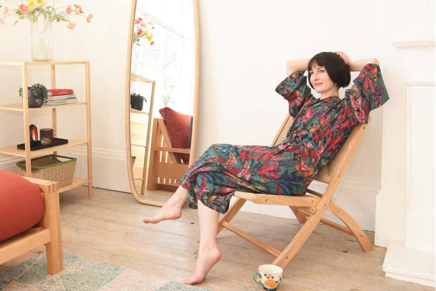 FC Tropical Robe Dark Teal NC LS