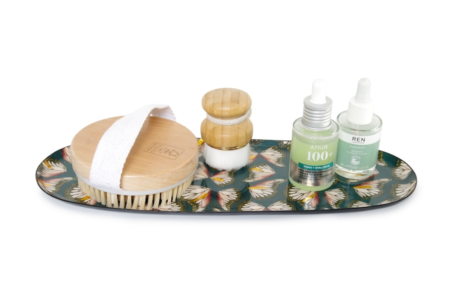 FC Butterfly Enamel Tray Large