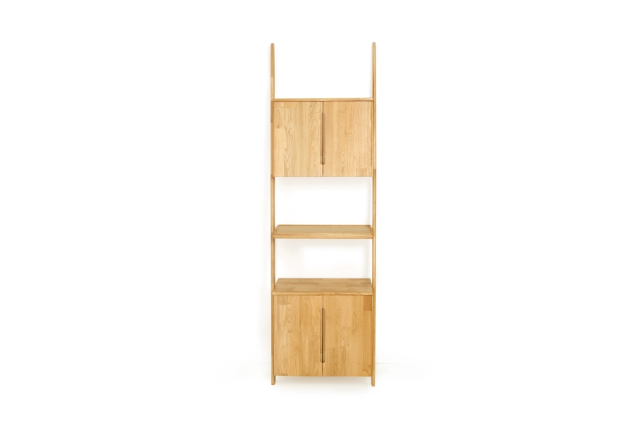 FC Oak Leaning Drinks Cabinet