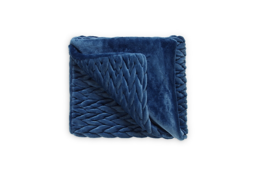 FC Chunky Braid Throw Legion Blue