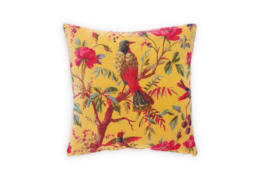 FC Corded Paradise Cushion Mimosa Yellow