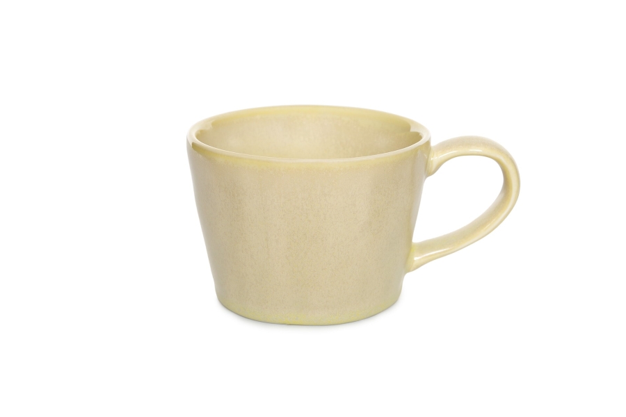 FC Reactive Glaze Tea Cup Yellow