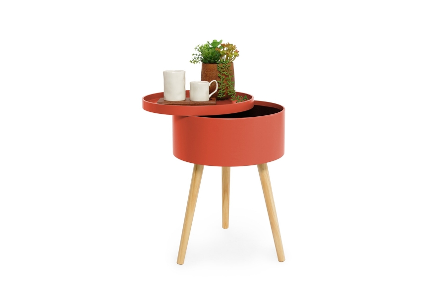 FC Tall Cache Table Ochre