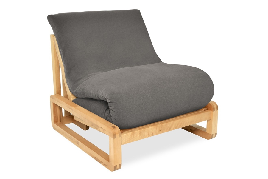 Birch Loop Single Handloom Charcoal