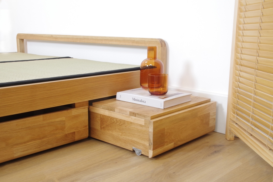 FC Oak Loop Storage Bed LF