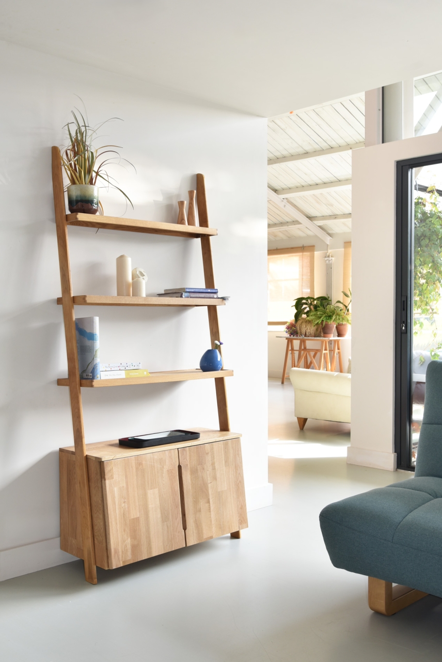 FC Oak Wide Rounded Leaning Wotton LS