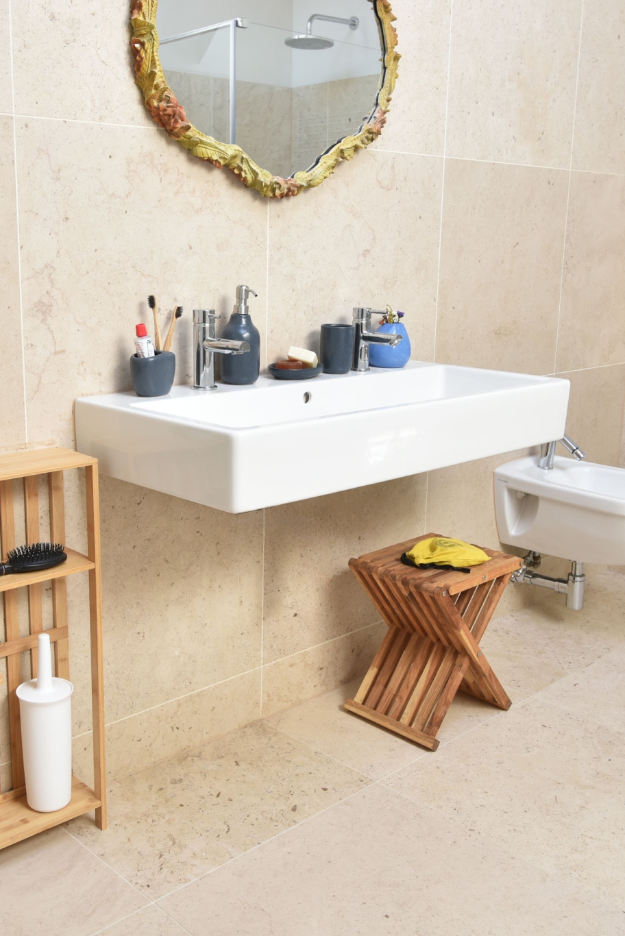 FC Walnut Folding Stool Wotton LS