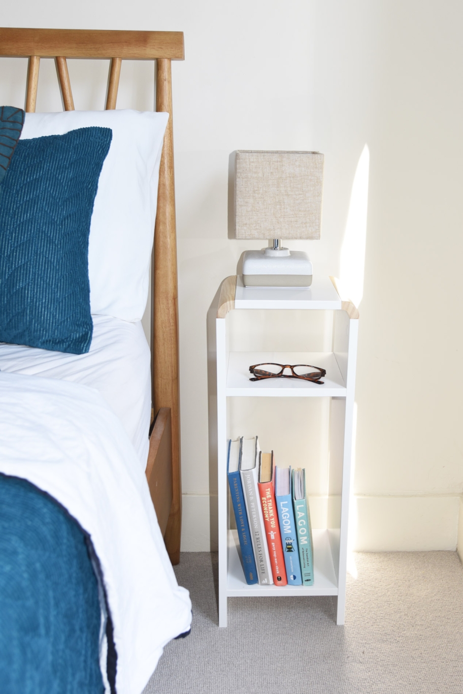 FC Hale Nrw Bedside White LS HOTH