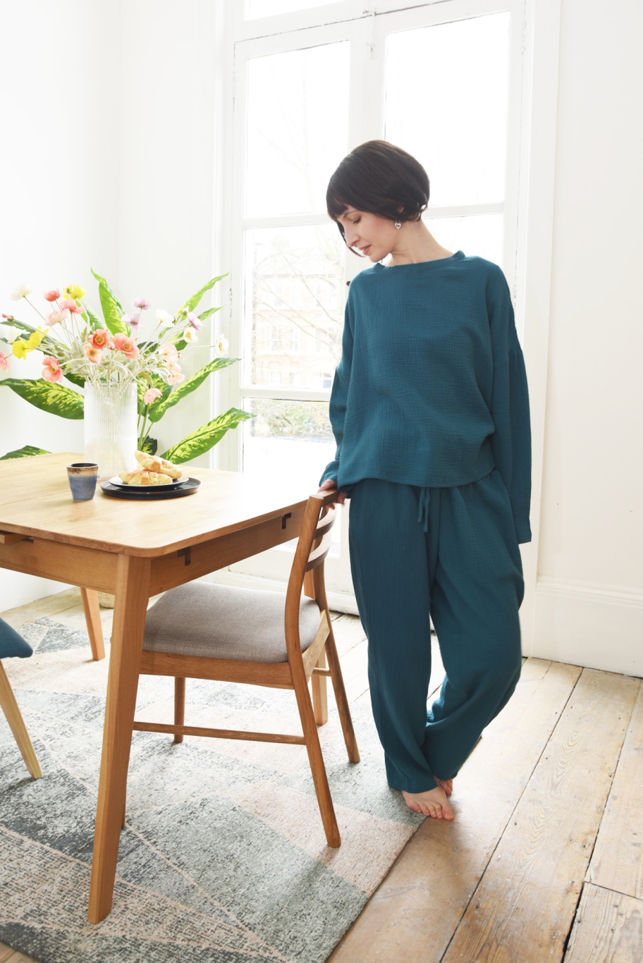 FC Itoko Pyjamas Blue New Cross LS