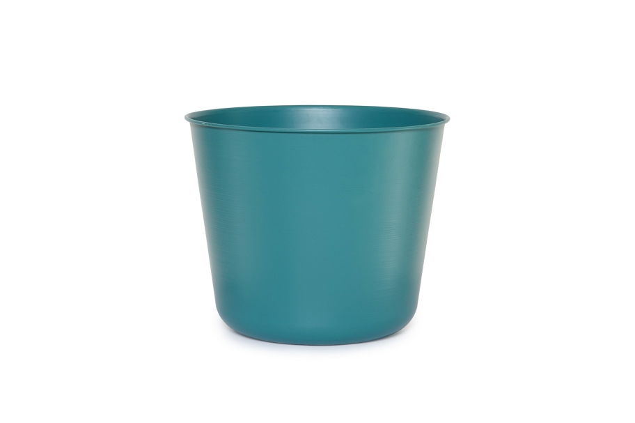 FC Circe Metal Plant Pots Teal N Ct