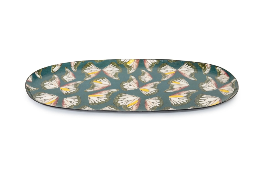FC Butterfly Enamel Tray Small