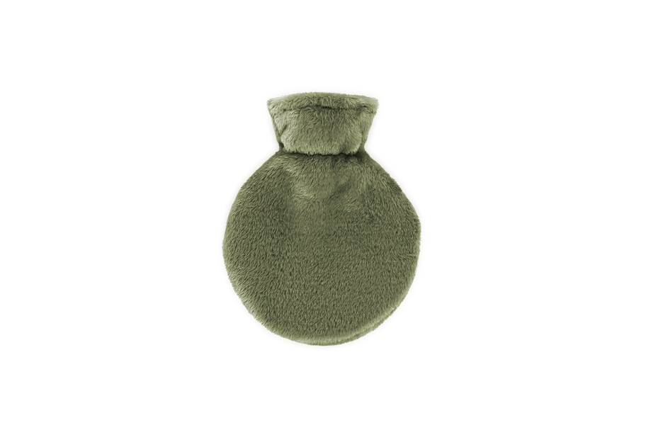 FC Round Hot Water Bottle Deep Olive