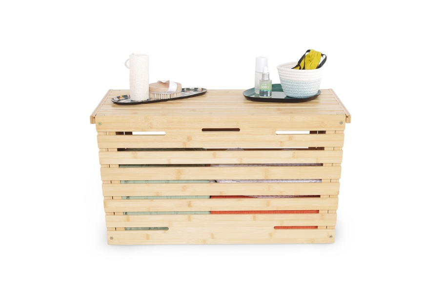 FC Bamboo Storage Bench