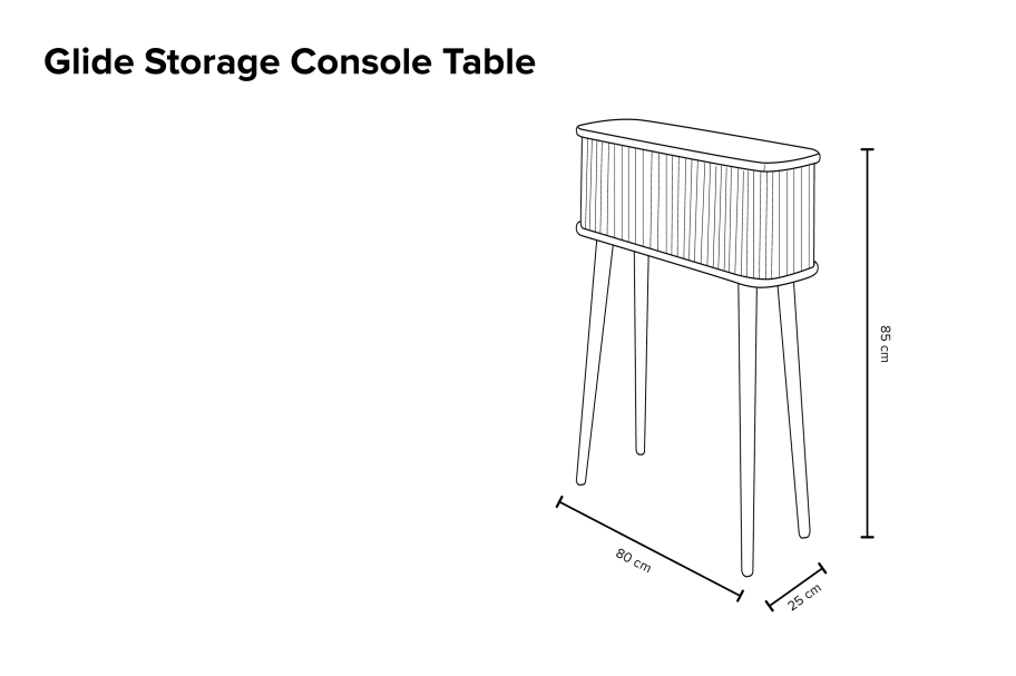 Glide Storage Table