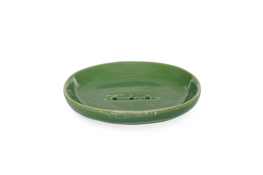 Lulworth Soap Dish (Deep Green)