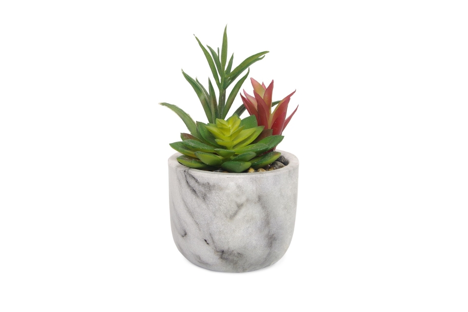 FC Marble Garden Green Plum Faux Plant