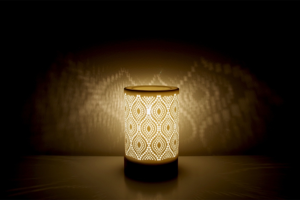 Mini Kashmir Porcelain Lamp Futon Company