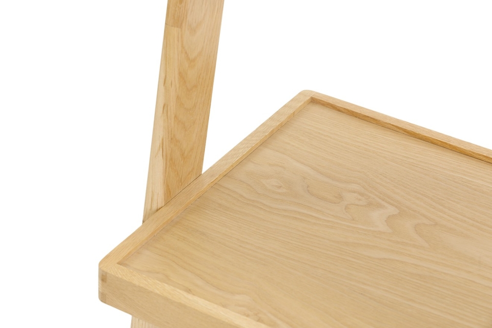 Oak Low Ladder Shelf