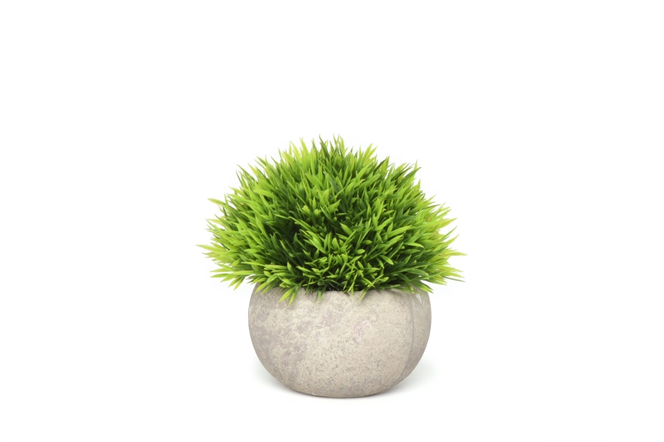 Grass Sphere Faux Plant V