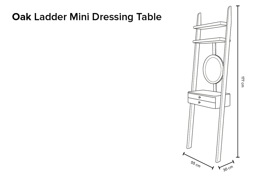 Ladder Mini Dressing Table Gtes Hn