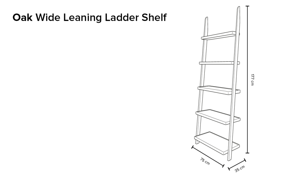Wide Ladder Shelf Zco Vu