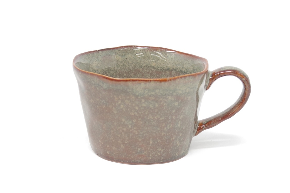 Reactive Glaze Tea Cup Sage