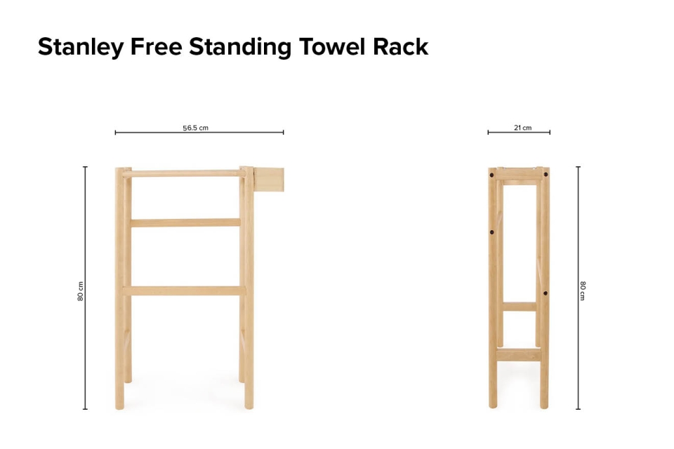 Stanley Free Standing Towel Rack