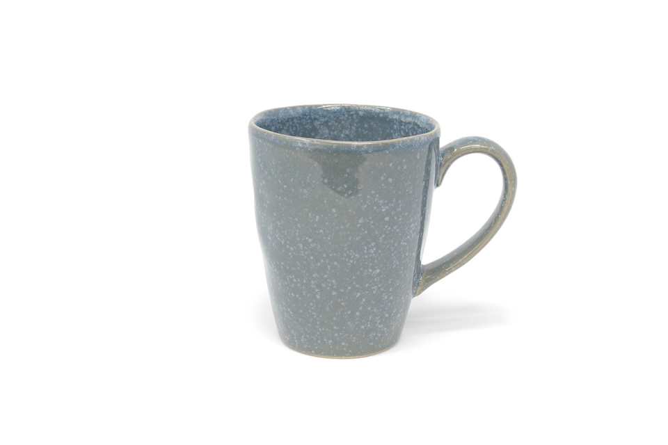 Reactive Glaze Cappuccino Mug Nordic Blue