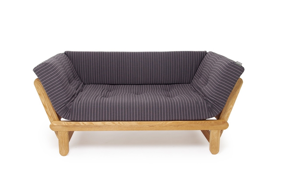 Twingle Cute Single wooden Sofa bed in Oak Futon Company