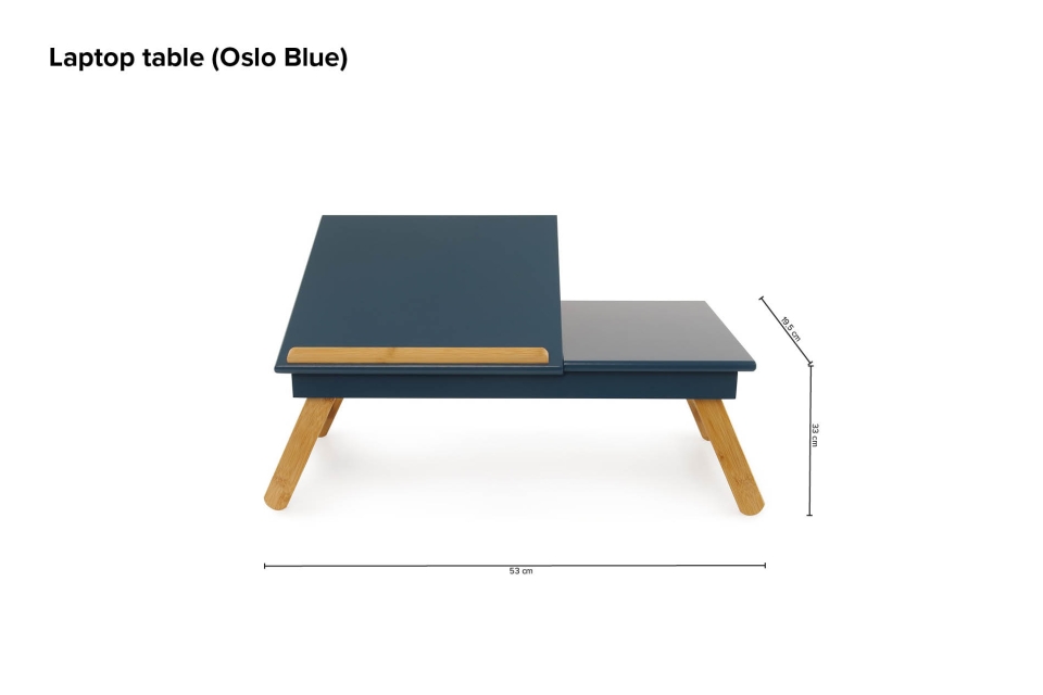 Laptop Table Oslo Blue Ln B