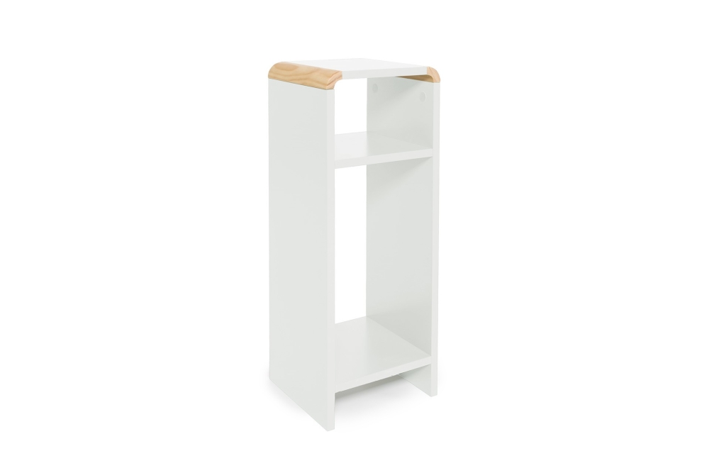 FC Hale Narrow Bedside Table White