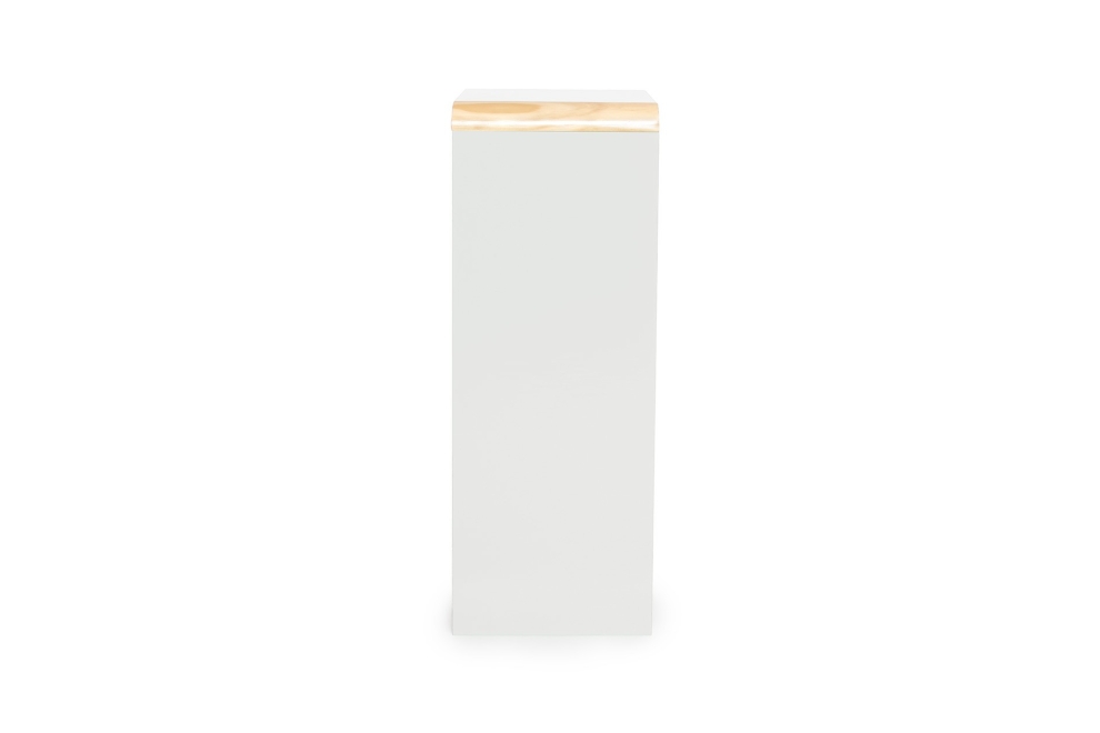 FC Hale Narrow Bedside Table White