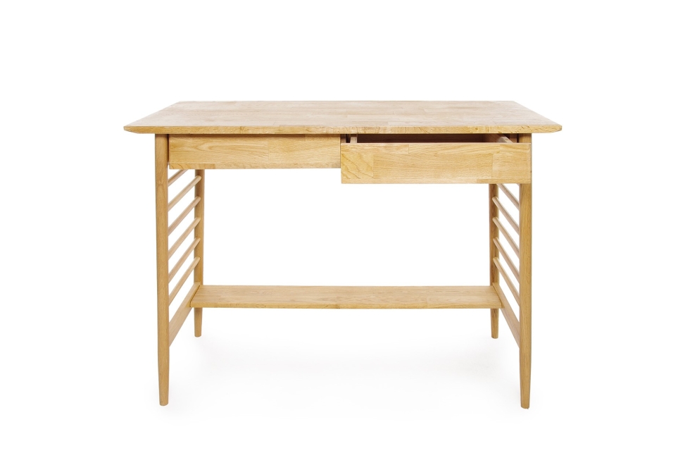 Pagoda Oak Writing Desk