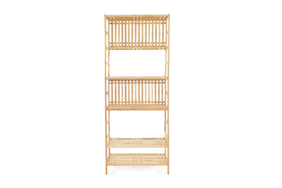 FC Akira Shelves Walnut Shoe Rack Jn C