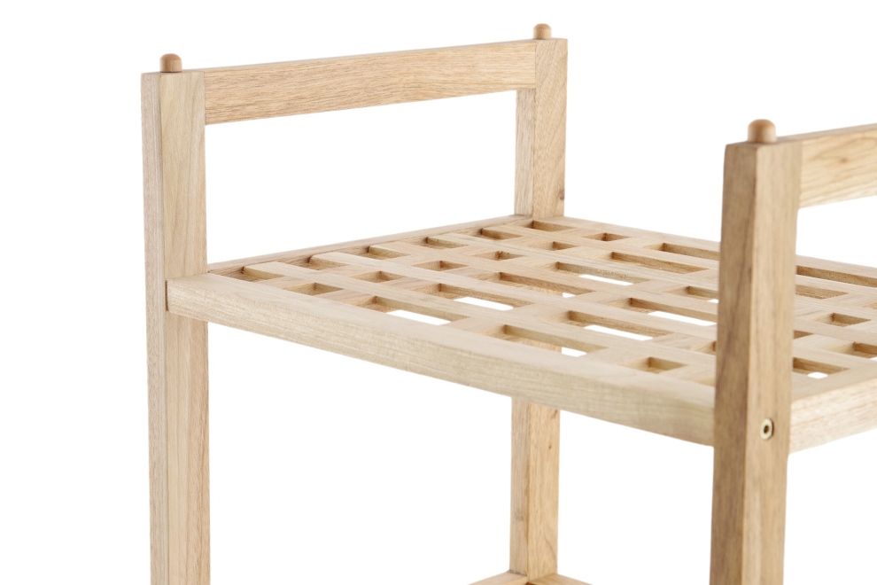 FC Walnut Shoe Rack