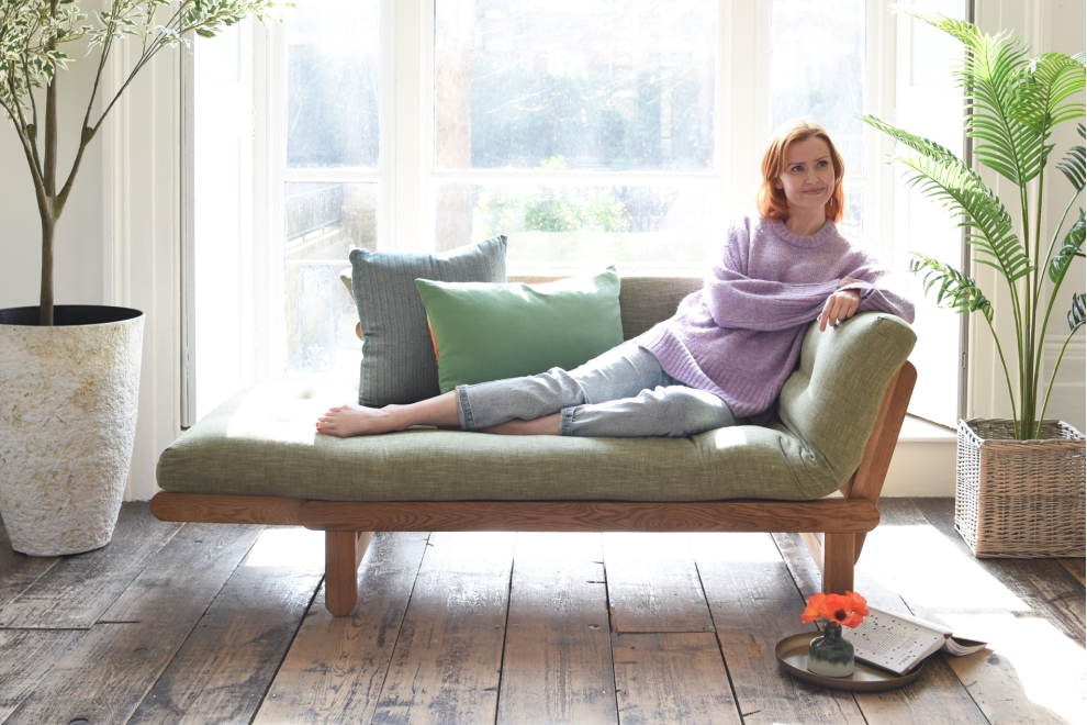 Oak Twingle Sofa Bed - Lifestyle