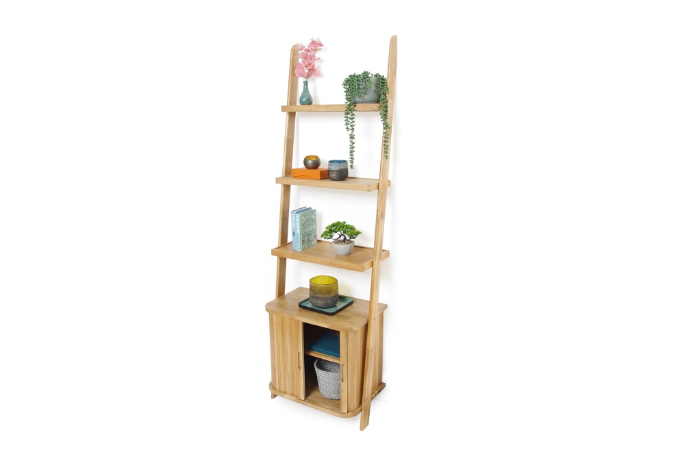 FC Tambour Narrow Leaning Cabinet