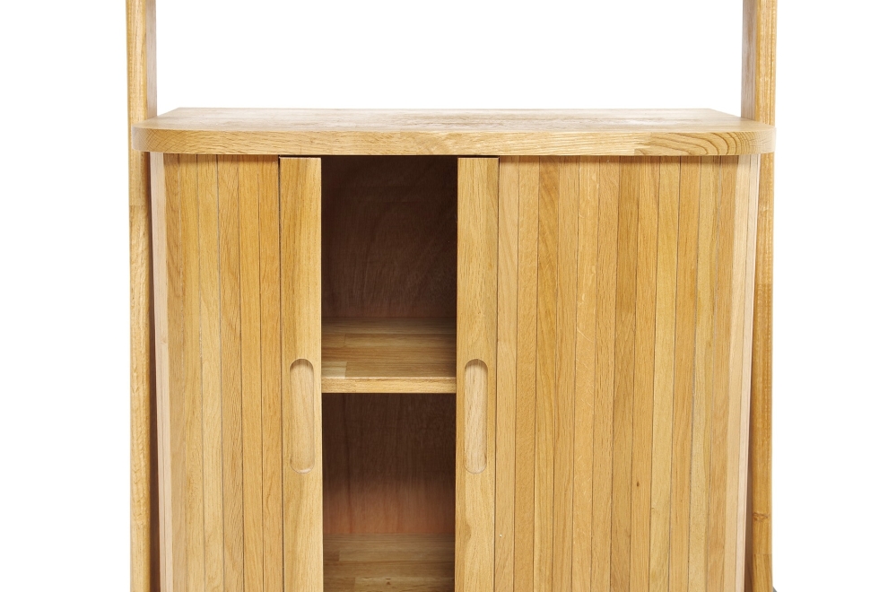 FC Tambour Narrow Leaning Cabinet