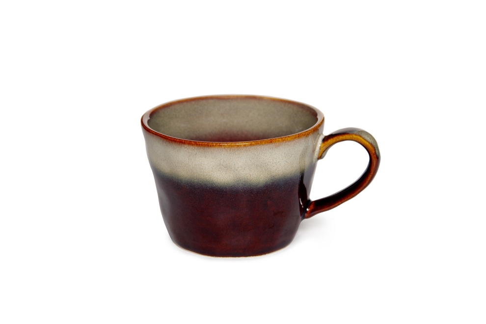 FC Reactive Glaze Tea Cup Starling Flm O