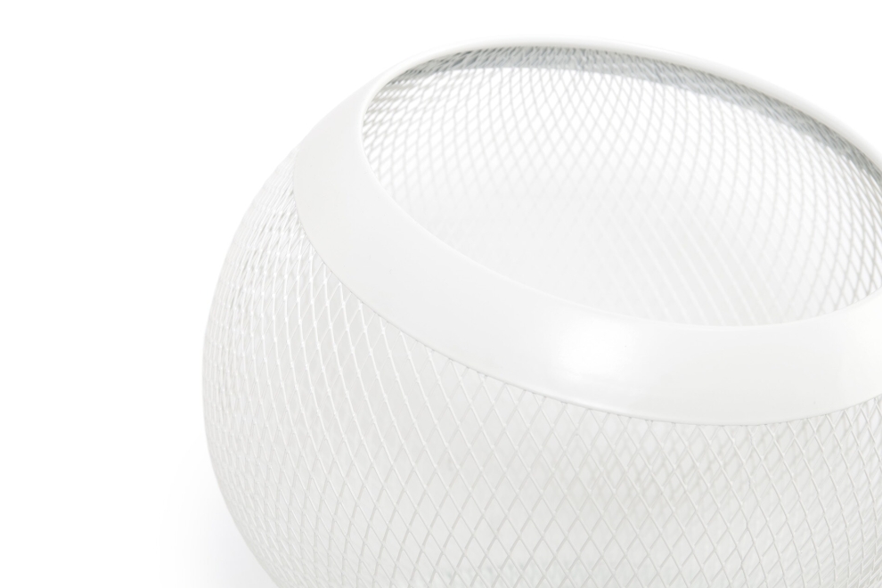 FC Nambu Metal Fruit Bowl White